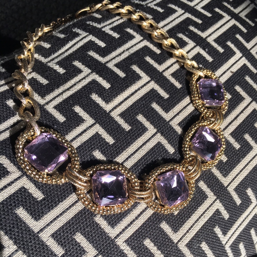 Fun Gemstone Statement Necklace - image 2